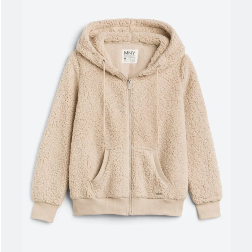 Andrew Marc Performance Caylee Teddy Zip Up Jacket, Size Small